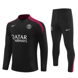 Conjunto de Moletom de Treino Paris Saint-Germain Homem Quarto-Zíper 2024/25 Preta Conjunto de Moletom de Treino Paris Saint-Germain Homem Quarto-Zíper 2024/25 Preta