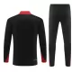 Conjunto de Moletom de Treino Portugal Criança Quarto-Zíper 2024/25 Preta