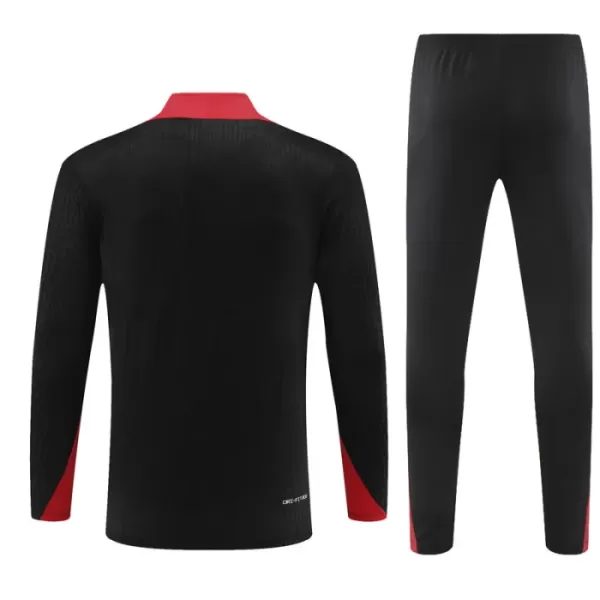 Conjunto de Moletom de Treino Portugal Homem Quarto-Zíper 2024/25 Preta