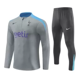 Conjunto de Moletom de Treino Tottenham Hotspur Criança Quarto-Zíper 2024/25 Cinza Conjunto de Moletom de Treino Tottenham Hotspur Criança Quarto-Zíper 2024/25 Cinza