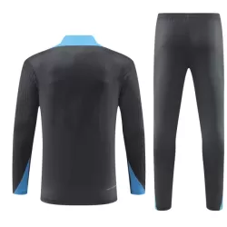 Conjunto de Moletom de Treino Tottenham Hotspur Criança Quarto-Zíper 2024/25 Preta