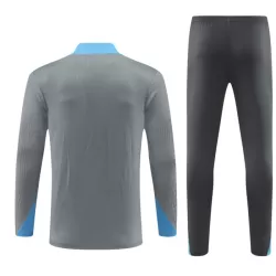 Conjunto de Moletom de Treino Tottenham Hotspur Homem Quarto-Zíper 2024/25 Cinza