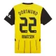 Camisola Borussia Dortmund Maatsen 22 Criança Equipamento 1ª 2024/25