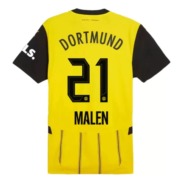 Camisola Borussia Dortmund Malen 21 Criança Equipamento 1ª 2024/25