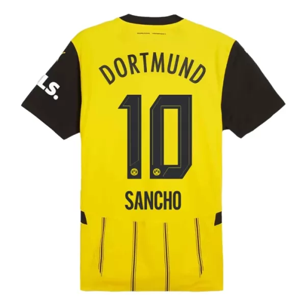 Camisola Borussia Dortmund Sancho 10 Criança Equipamento 1ª 2024/25