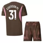 Camisola Guarda-Redes Manchester City Ederson 31 Criança Equipamento 1ª 2024/25