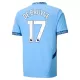 Camisola Manchester City De Bruyne 17 Homem Equipamento 1ª 2024/25