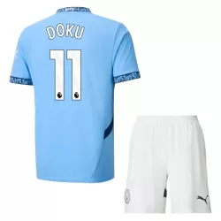Camisola Manchester City Doku 11 Criança Equipamento 1ª 2024/25 Camisola Manchester City Doku 11 Criança Equipamento 1ª 2024/25