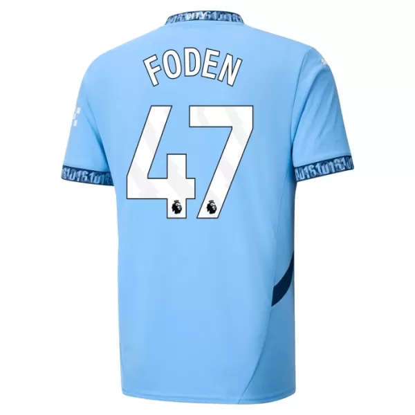 Camisola Manchester City Foden 47 Homem Equipamento 1ª 2024/25