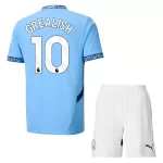 Camisola Manchester City Grealish 10 Criança Equipamento 1ª 2024/25