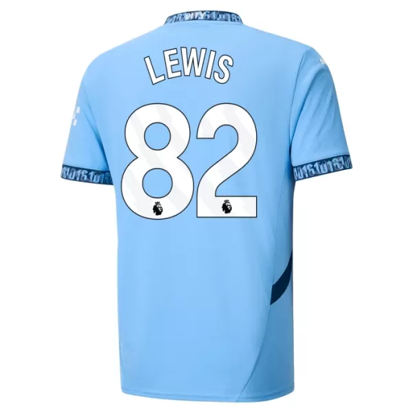 Camisola Manchester City Rico Lewis 82 Homem Equipamento 1ª 2024/25