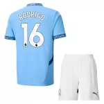 Camisola Manchester City Rodrigo 16 Criança Equipamento 1ª 2024/25