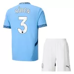 Camisola Manchester City Rúben 3 Criança Equipamento 1ª 2024/25