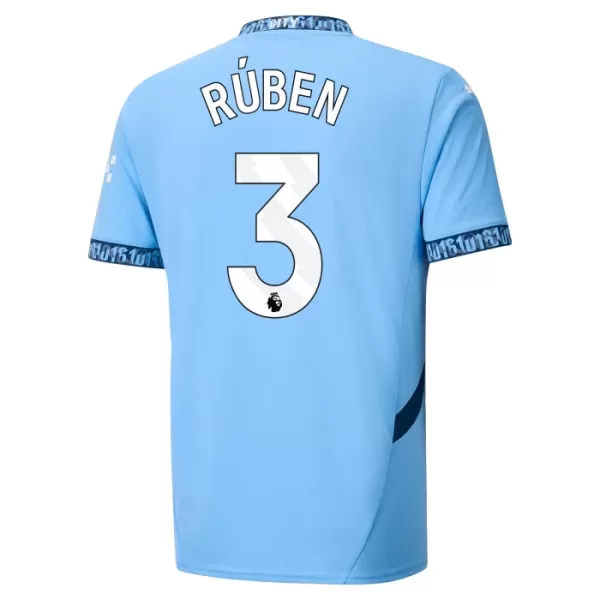 Camisola Manchester City Rúben 3 Criança Equipamento 1ª 2024/25