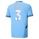 Camisola Manchester City Rúben 3 Criança Equipamento 1ª 2024/25