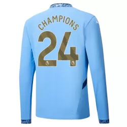 Camisola Manga Comprida Manchester City Champions 24 Homem Equipamento 1ª 2024/25 Camisola Manga Comprida Manchester City Champions 24 Homem Equipamento 1ª 2024/25