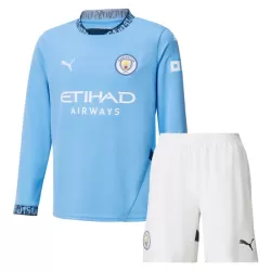 Camisola Manga Comprida Manchester City Criança Equipamento 1ª 2024/25 Camisola Manga Comprida Manchester City Criança Equipamento 1ª 2024/25