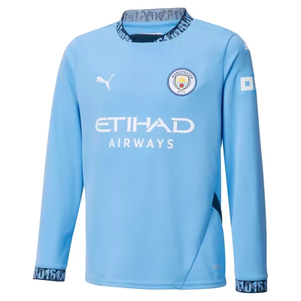 Camisola Manga Comprida Manchester City De Bruyne 17 Homem Equipamento 1ª 2024/25