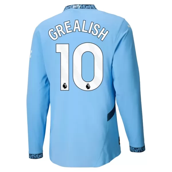 Camisola Manga Comprida Manchester City Grealish 10 Homem Equipamento 1ª 2024/25
