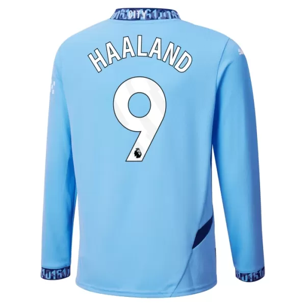 Camisola Manga Comprida Manchester City Haaland 9 Homem Equipamento 1ª 2024/25