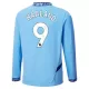 Camisola Manga Comprida Manchester City Haaland 9 Homem Equipamento 1ª 2024/25