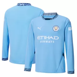 Camisola Manga Comprida Manchester City Homem Equipamento 1ª 2024/25 Camisola Manga Comprida Manchester City Homem Equipamento 1ª 2024/25