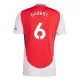 Camisola Arsenal Gabriel 6 Homem Equipamento 1ª 2024/25