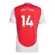 Camisola Arsenal Nketiah 14 Homem Equipamento 1ª 2024/25