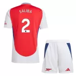 Camisola Arsenal Saliba 2 Criança Equipamento 1ª 2024/25
