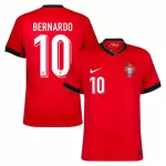 Camisola Portugal Bernardo 10 Homem Equipamento 1ª Euro 2024