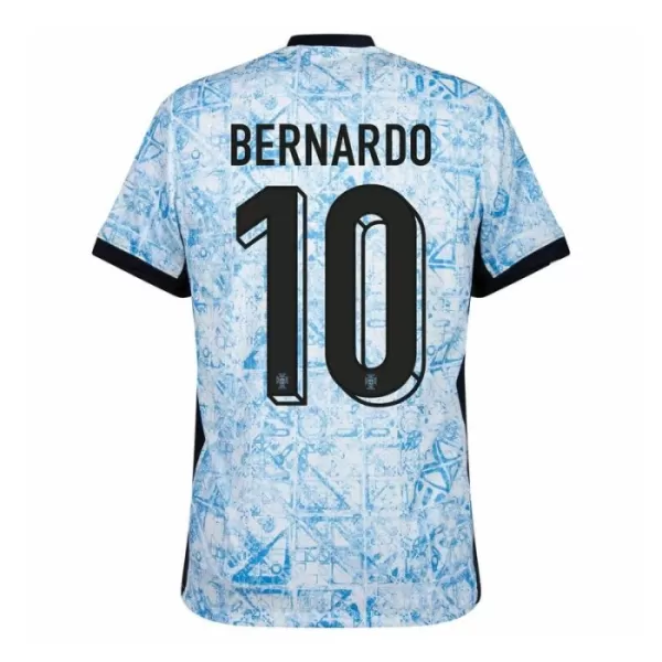 Camisola Portugal Bernardo 10 Homem Equipamento 2ª Euro 2024