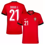 Camisola Portugal Diogo J. 21 Homem Equipamento 1ª Euro 2024