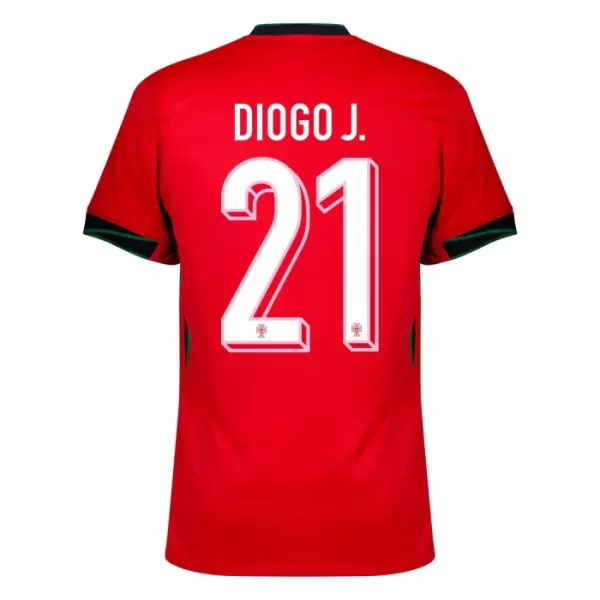 Camisola Portugal Diogo J. 21 Homem Equipamento 1ª Euro 2024