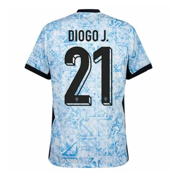 Camisola Portugal Diogo J. 21 Homem Equipamento 2ª Euro 2024