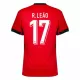 Camisola Portugal R. Leao 17 Homem Equipamento 1ª Euro 2024
