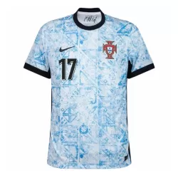 Camisola Portugal R. Leao 17 Homem Equipamento 2ª Euro 2024