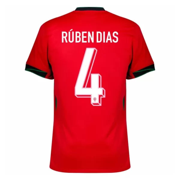 Camisola Portugal Rúben Dias 4 Homem Equipamento 1ª Euro 2024