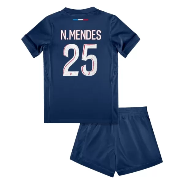 Camisola Paris Saint-Germain Nuno Mendes 25 Criança Equipamento 1ª 2024/25