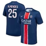 Camisola Paris Saint-Germain Nuno Mendes 25 Homem Equipamento 1ª 2024/25