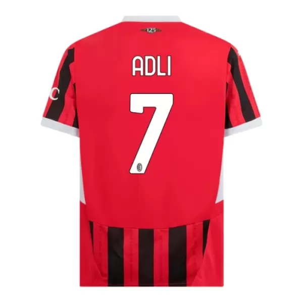 Camisola AC Milan Adli 7 Criança Equipamento 1ª 2024/25