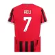 Camisola AC Milan Adli 7 Criança Equipamento 1ª 2024/25