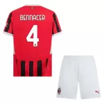 Camisola AC Milan Bennacer 4 Criança Equipamento 1ª 2024/25