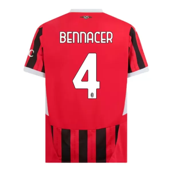 Camisola AC Milan Bennacer 4 Criança Equipamento 1ª 2024/25