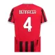 Camisola AC Milan Bennacer 4 Criança Equipamento 1ª 2024/25