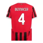 Camisola AC Milan Bennacer 4 Homem Equipamento 1ª 2024/25
