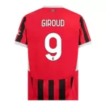 Camisola AC Milan Giroud 9 Homem Equipamento 1ª 2024/25