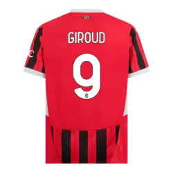 Camisola AC Milan Giroud 9 Homem Equipamento 1ª 2024/25 Camisola AC Milan Giroud 9 Homem Equipamento 1ª 2024/25