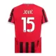 Camisola AC Milan Jovic 15 Criança Equipamento 1ª 2024/25