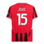 Camisola AC Milan Jovic 15 Homem Equipamento 1ª 2024/25