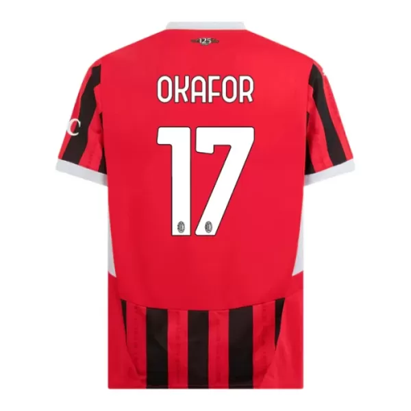 Camisola AC Milan Okafor 17 Criança Equipamento 1ª 2024/25